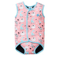 Tabela de medidas e tamanhos para o fato de praia/piscina térmico Baby Wrap™ Splash About, essencial para escolher o tamanho correto (6-18 meses).
