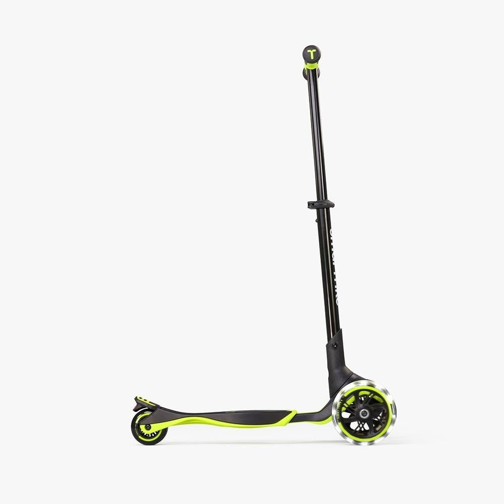 Trotinete Smartrike XTEND Scooter Verde Lima vista de lado com guiador regulável