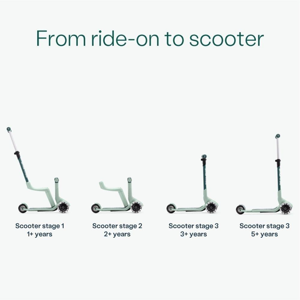 SMARTRIKE XTEND MINI-RIDE Sage Green evolutionary scooter