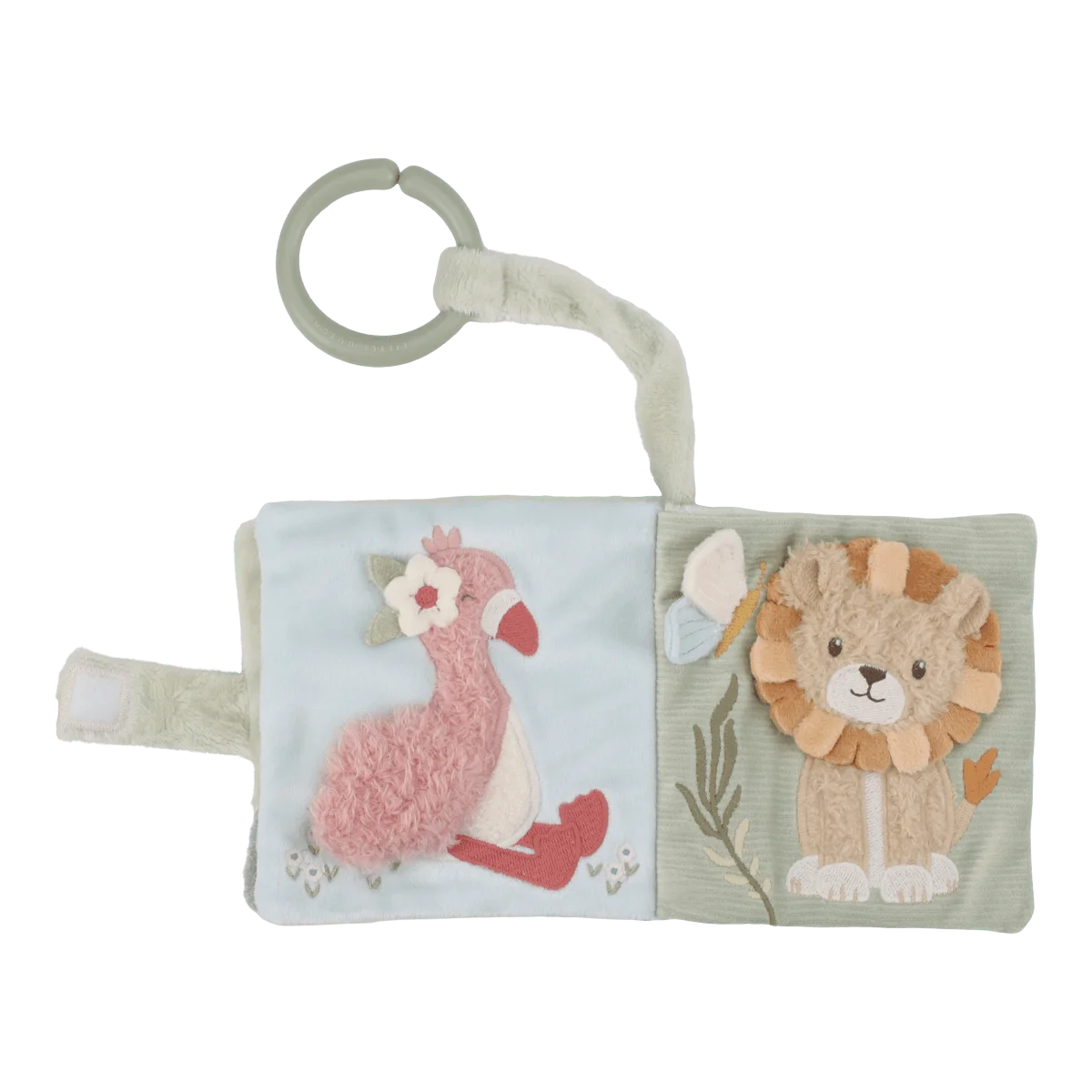 Little Dutch Sensory Activity Book for Stroller - Safari Friends