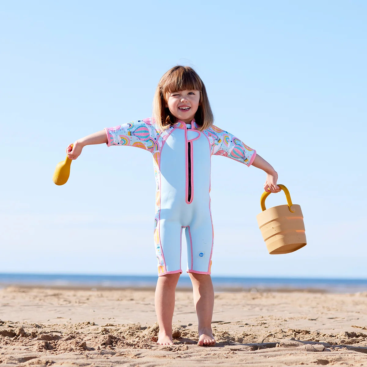 Splash About - Kids Shorty Wetsuit Thermal Beach & Pool Suit Up and Away