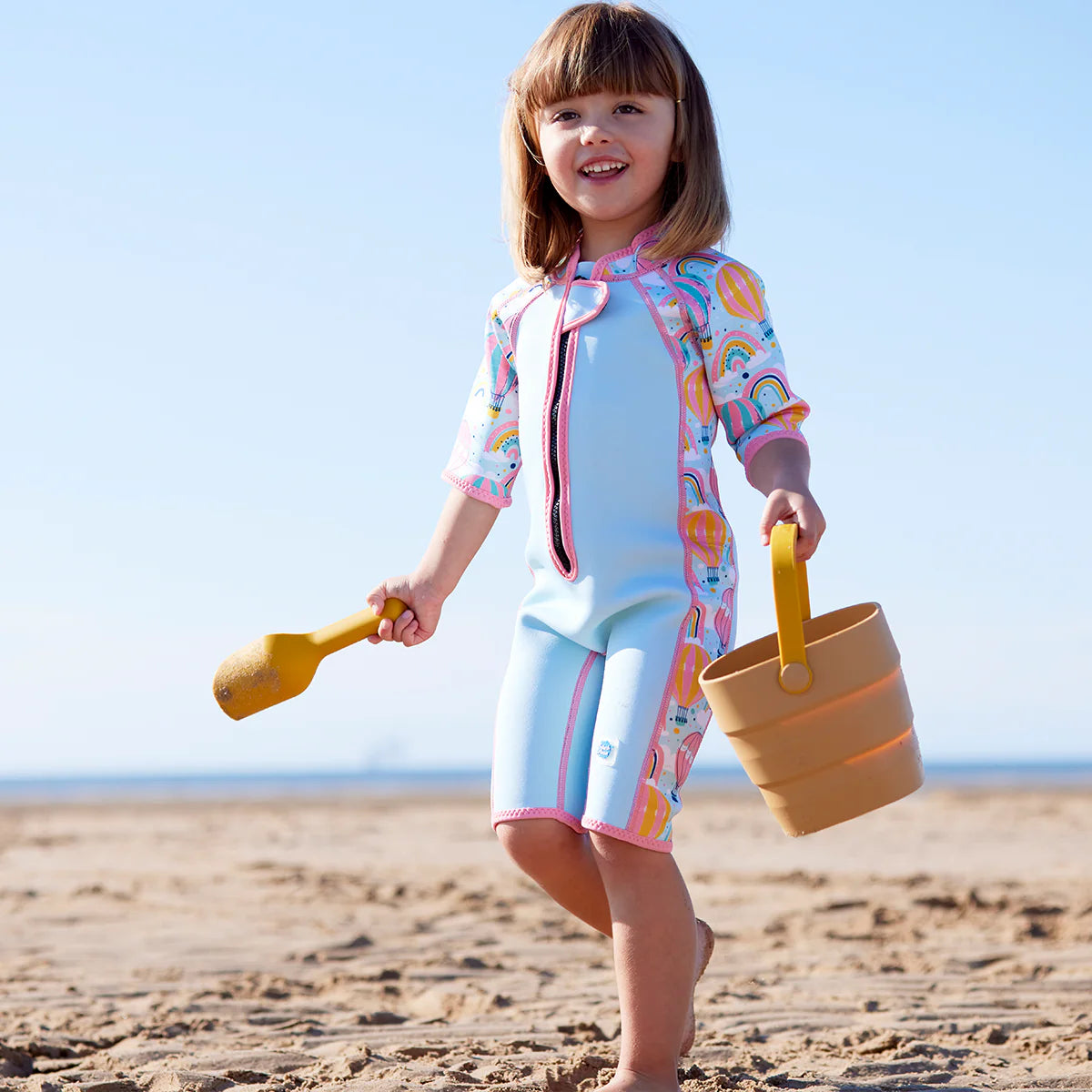 Splash About - Kids Shorty Wetsuit Thermal Beach & Pool Suit Up and Away