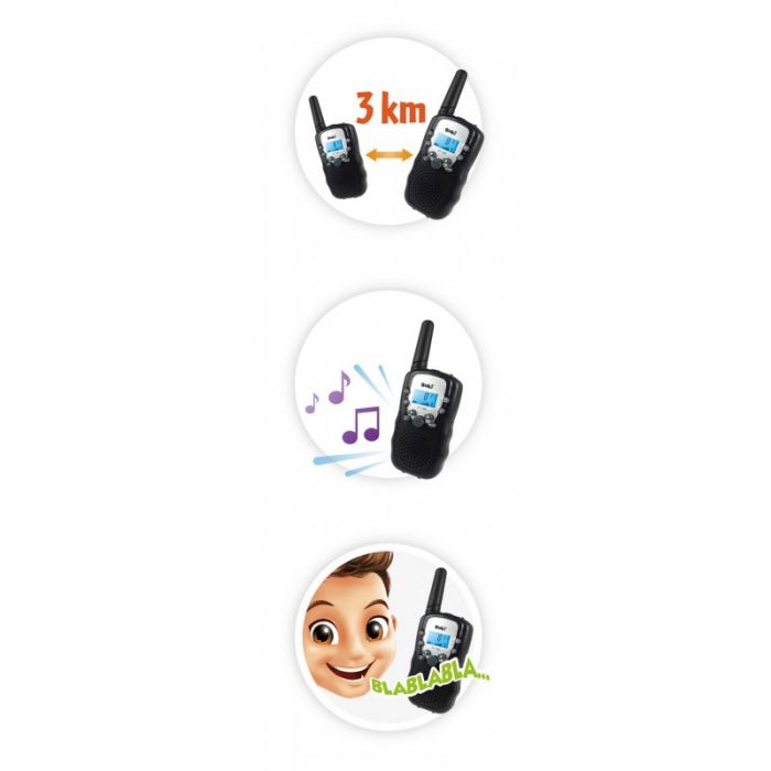 Buki Walkie Talkie 3km 8 canais