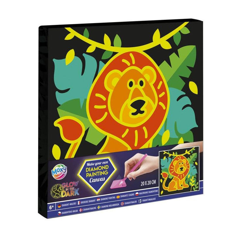 Moxy Paints with Diamonds and Glows in the Dark