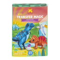 Caixa do Tiger Tribe Mini Transfer Magic Dinosaurs, mostrando a arte colorida da caixa com vários dinossauros e o nome do produto.