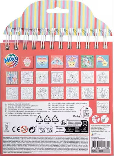 Moxy Livro de Atividades com Diamantes