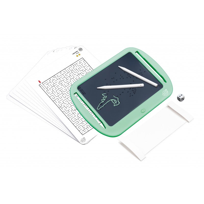 Buki Tablet de desenho e escrita c/20 jogos viagem