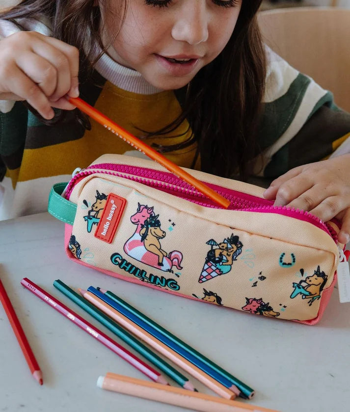 HELLO HOSSY Unicorn Pencil Case