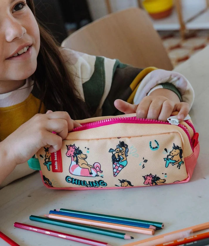 HELLO HOSSY Unicorn Pencil Case