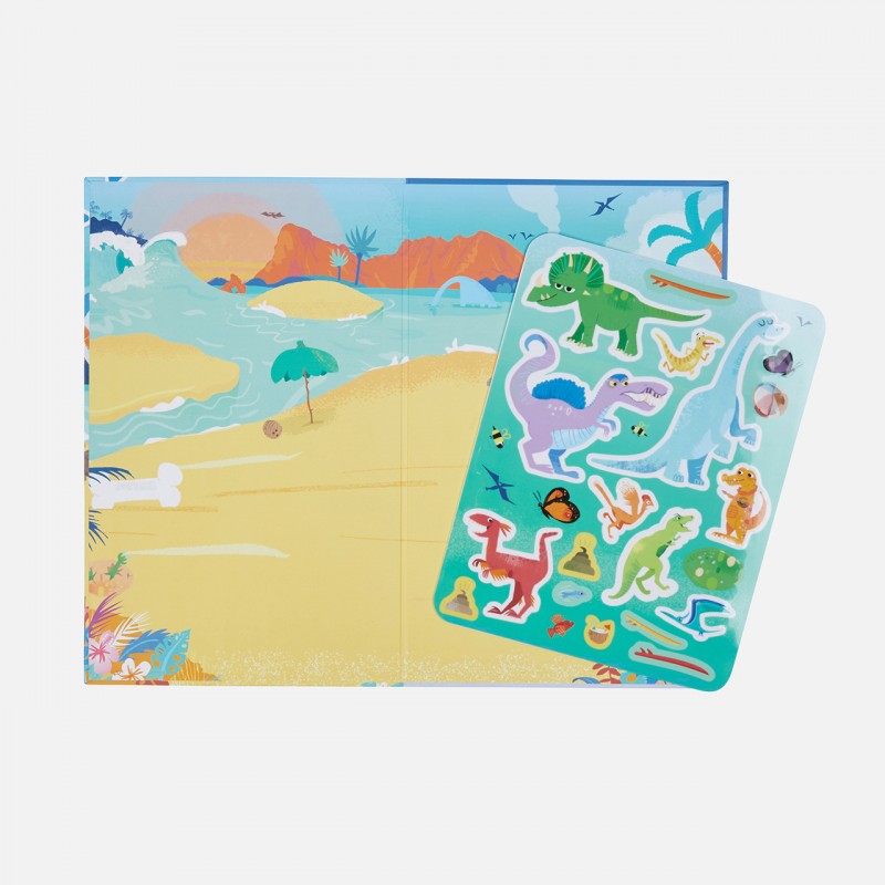 Tiger Tribe Reusable Sticker Book - Dinosaurs 