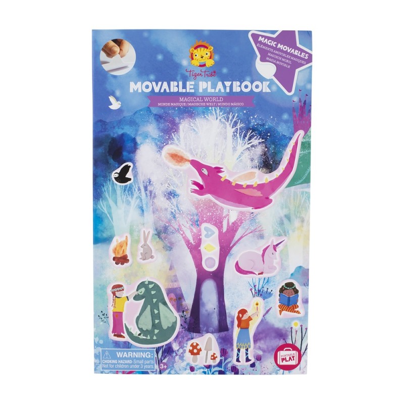 Tiger Tribe Reusable Sticker Book - Magical World 