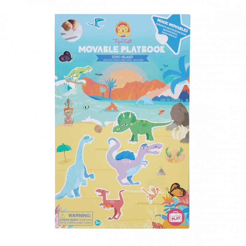 Tiger Tribe Reusable Sticker Book - Dinosaurs 