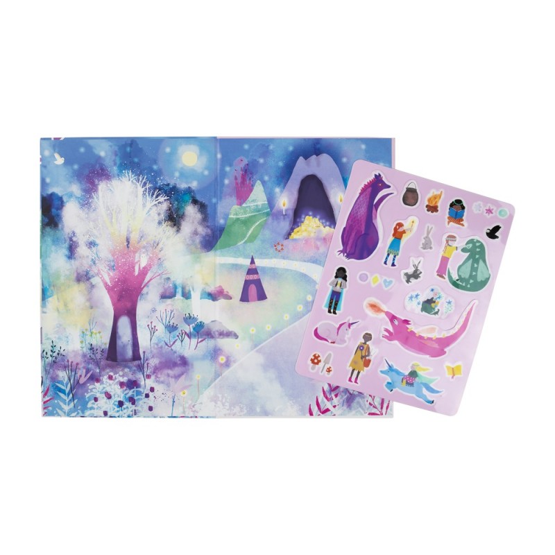 Tiger Tribe Reusable Sticker Book - Magical World 
