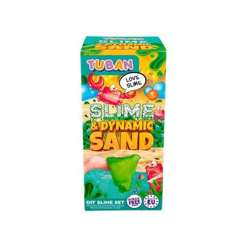 Kit Tuban DIY Slime e Areia Cinética para atividades sensoriais infantis