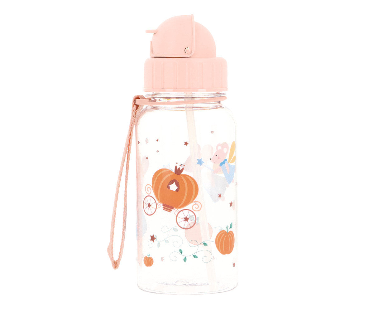 Garrafa infantil Tutete Tritan de 500 ml Mouse Fairies com palhinha de silicone