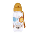 Garrafa infantil em Tritan Tutete Animal Friends com palhinha e alça