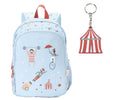 Mochila Média Tutete Circus Show com porta-chaves personalizável para escola
