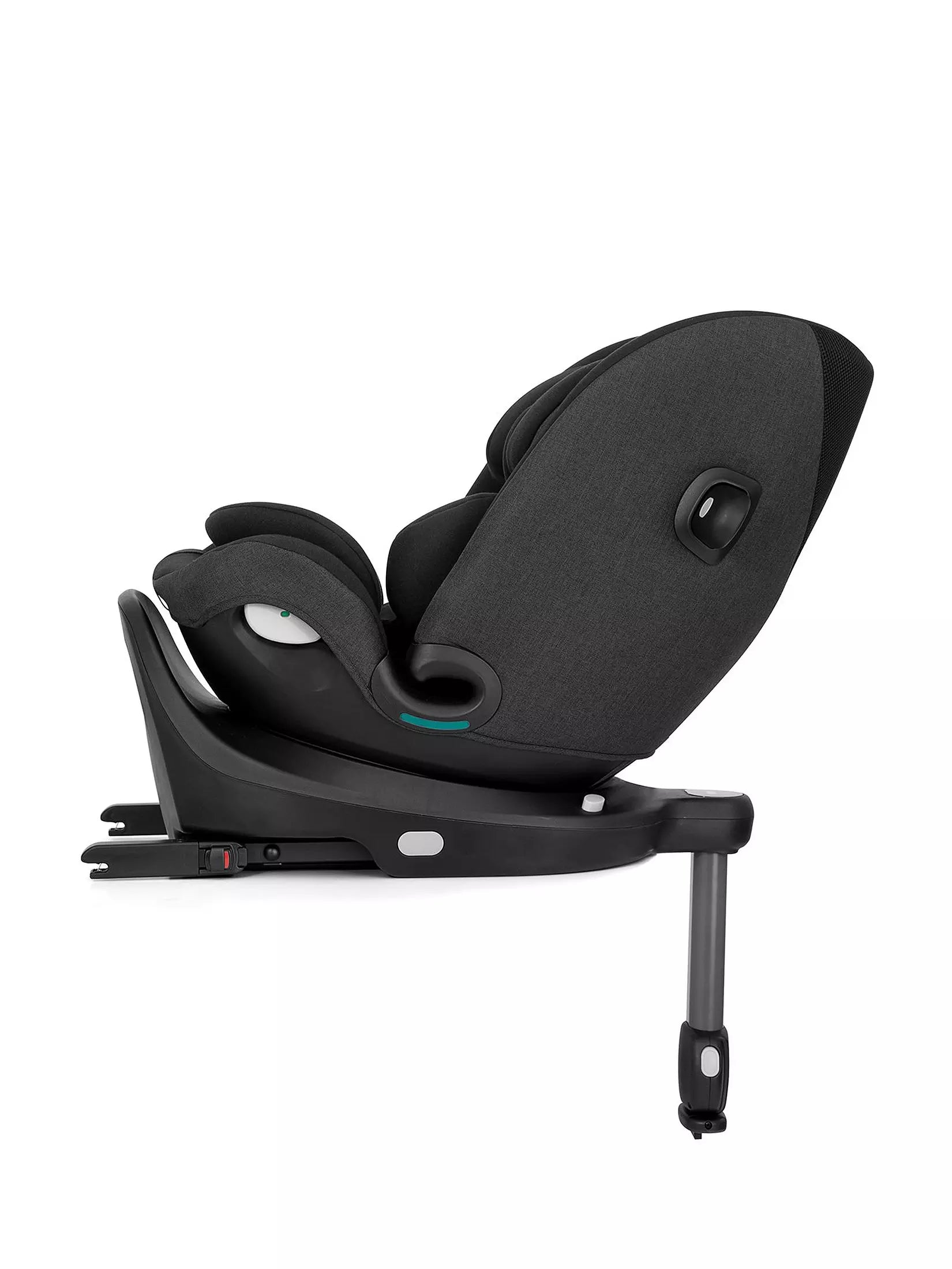 Cadeira auto Joie i-Spin XL em posição reclinada para maior conforto durante o sono.