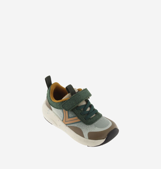 Sapatilhas desportivas respeitadoras Victoria Barefoot Kai em tom verde com fecho de velcro e cordão elástico