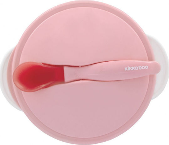 Kikkaboo Feeding Set with Suction Base and Heat-Sensitive Spoon