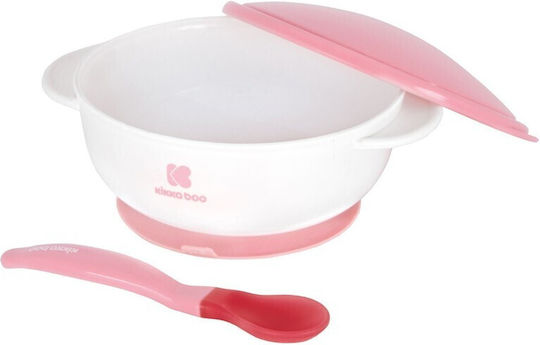 Kikkaboo Feeding Set with Suction Base and Heat-Sensitive Spoon