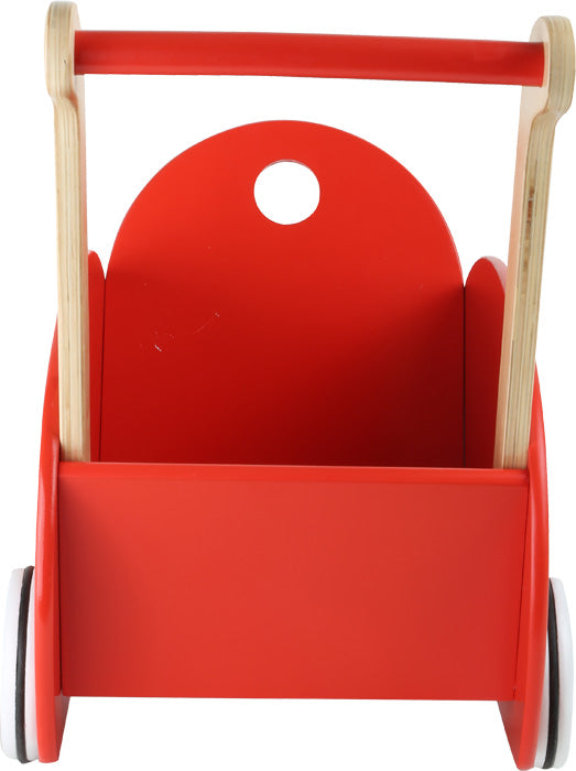 small foot - Carrinho de madeira para bonecas vermelho