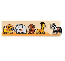 Djeco puzzle con piezas con agarre Sabana y compañía