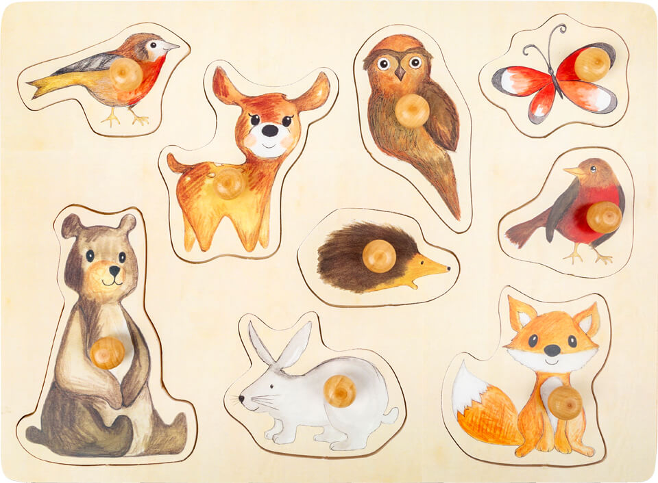small foot - Forest Animals Handhold Puzzle