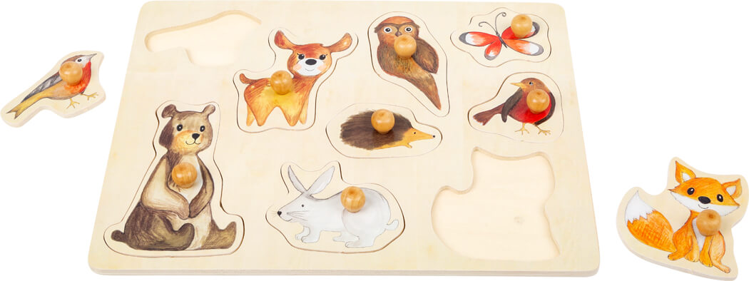 Small Foot - Puzzle de Urraca con Animales del Bosque