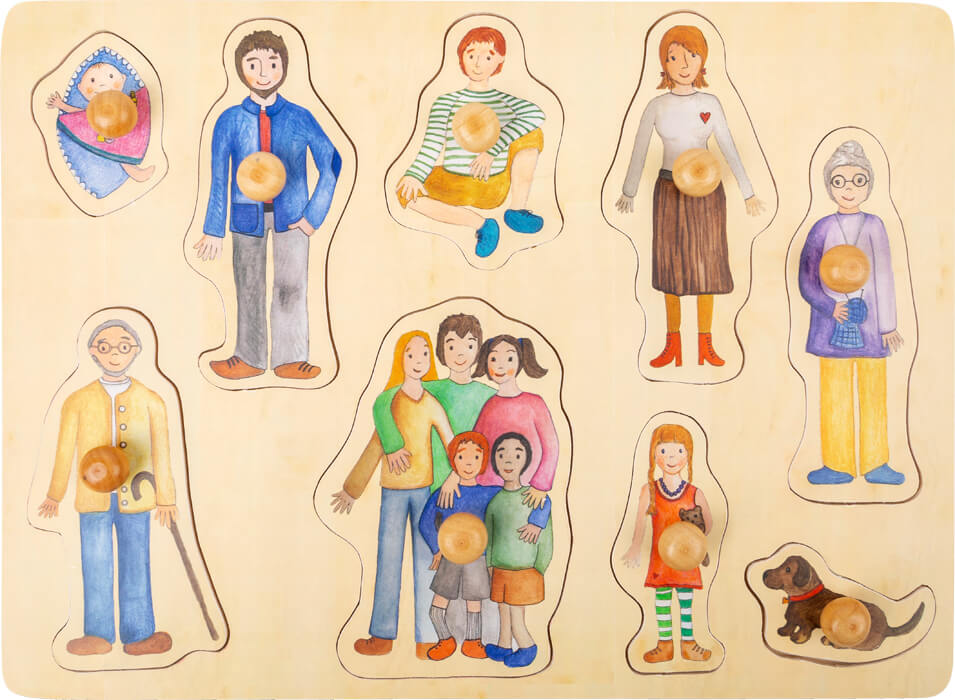 small foot - Family paw puzzle