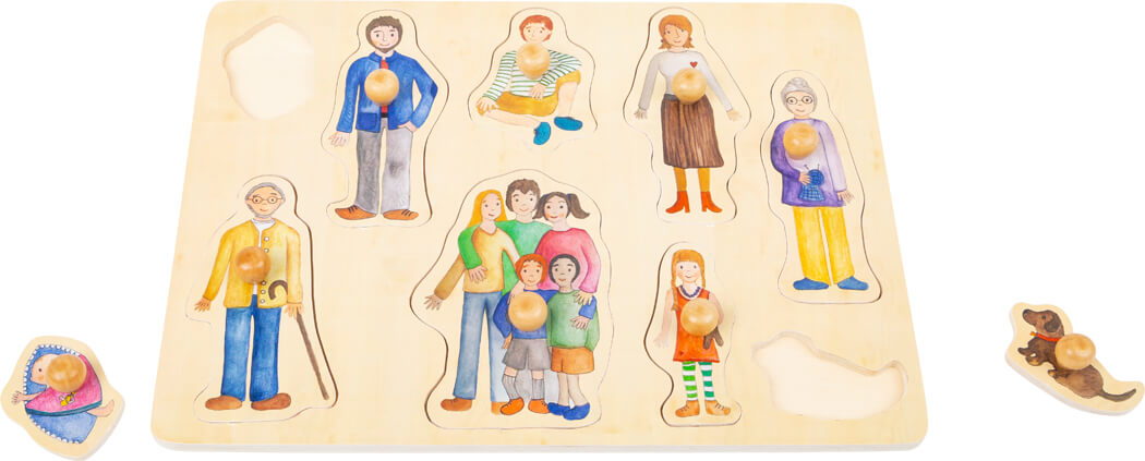 small foot - Puzzle de pegas Familia