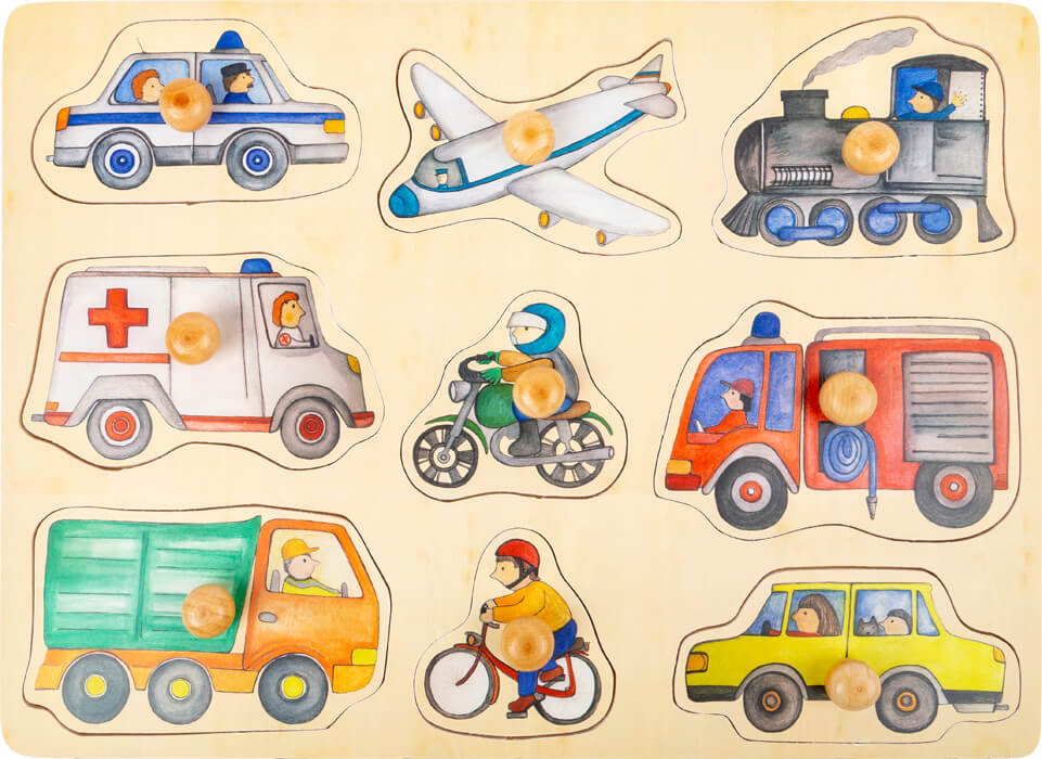 small foot - Vehicle handle puzzle