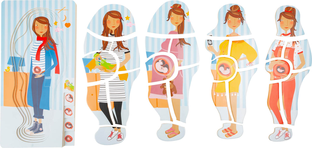 small foot - Pregnancy Layered Puzzle
