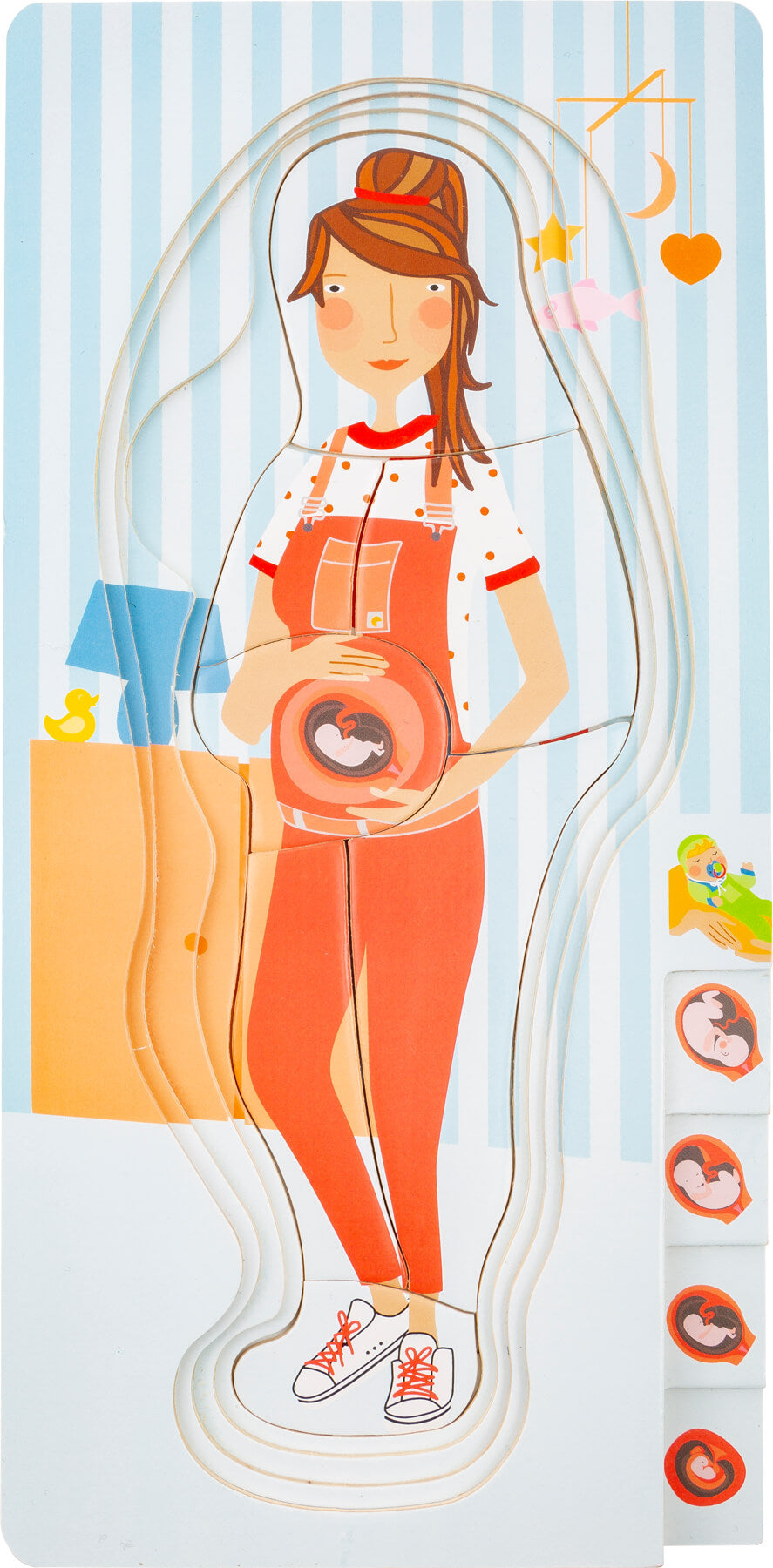 small foot - Pregnancy Layered Puzzle