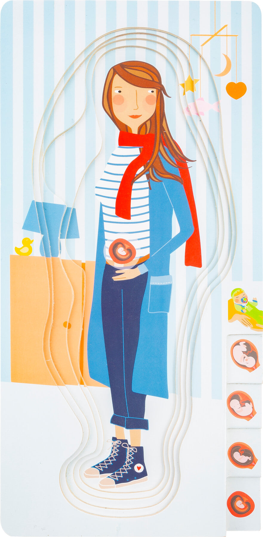 small foot - Pregnancy Layered Puzzle