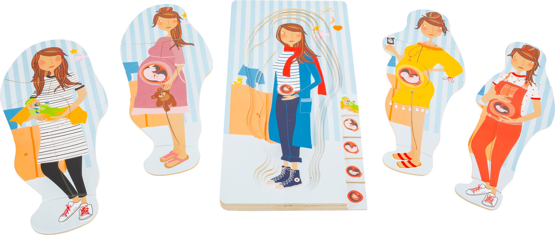 small foot - Pregnancy Layered Puzzle