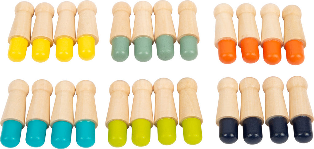 small foot - Memo de cores