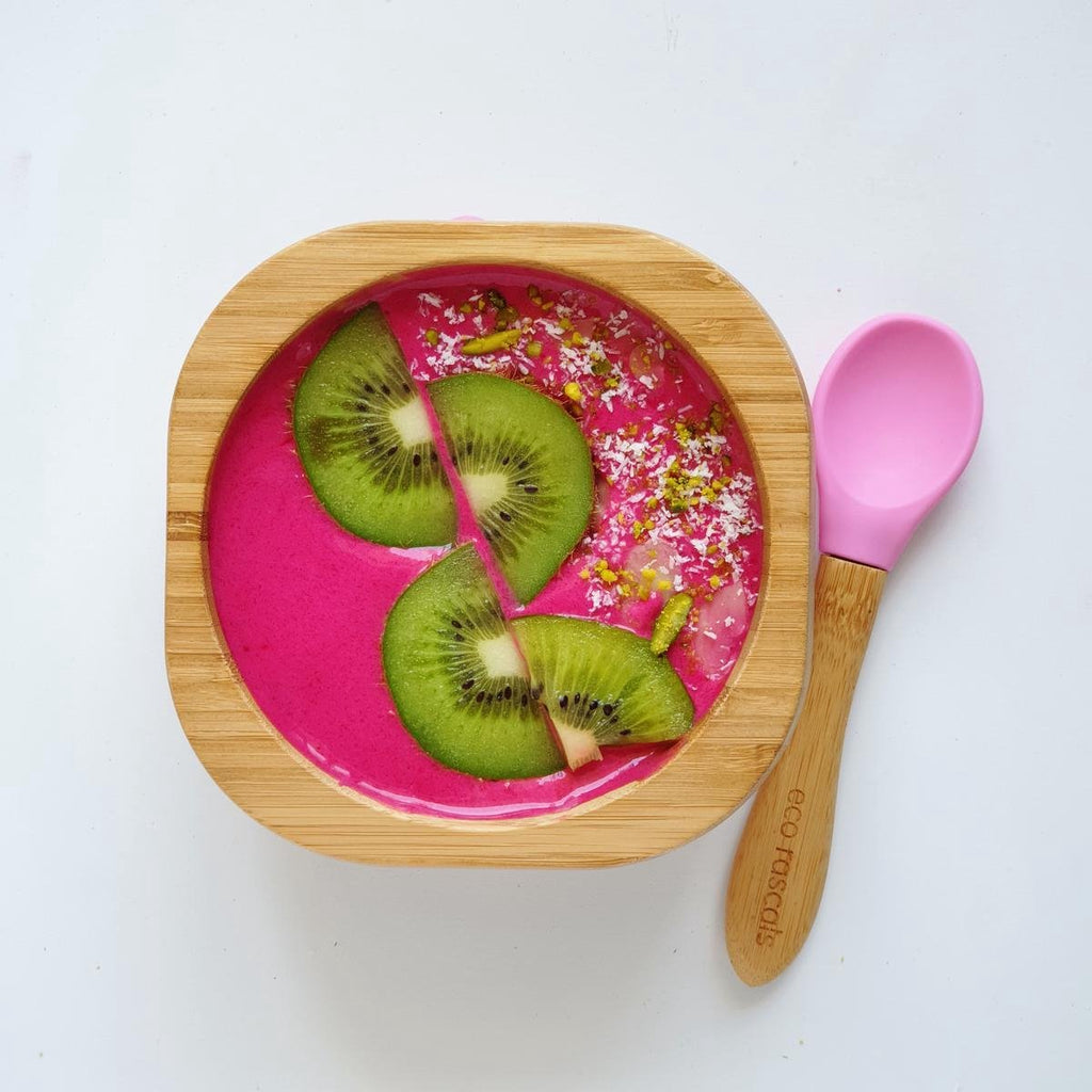 Eco Rascals Cuenco de bambú con cuchara