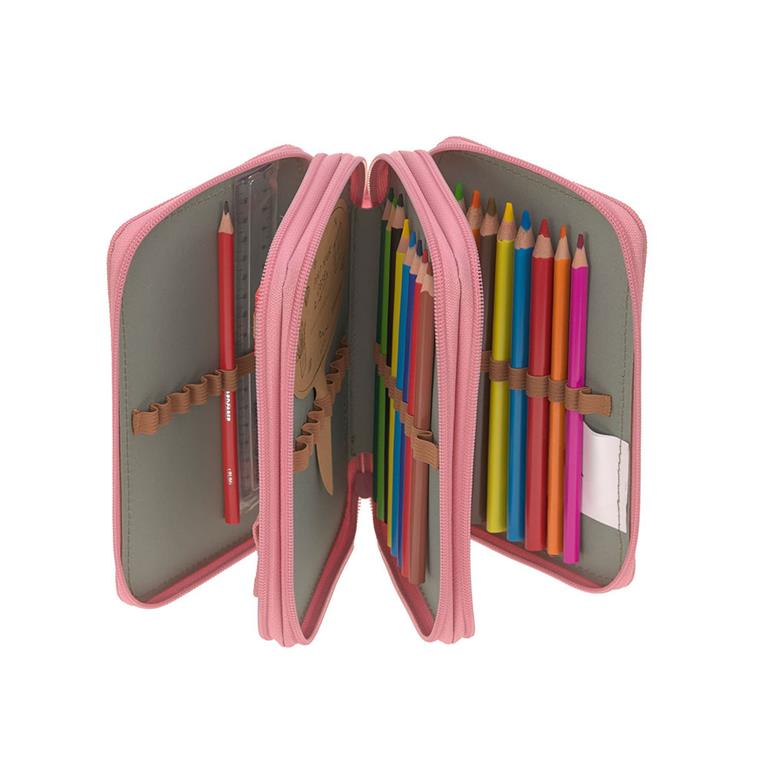 Lassig Pencil Case with 3 compartments 