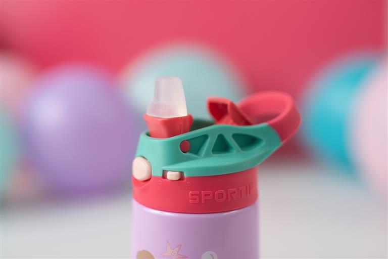 Olmitos Set of 2 Mermaid Tritan and Stainless Steel Bottles