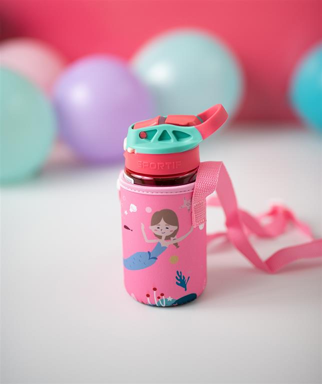 Olmitos Set de 2 Botellas Sirena de Tritan y Acero Inoxidable