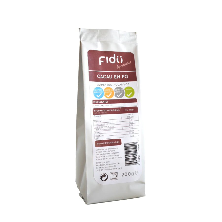 Fidu Cacao en Polvo 200gr 