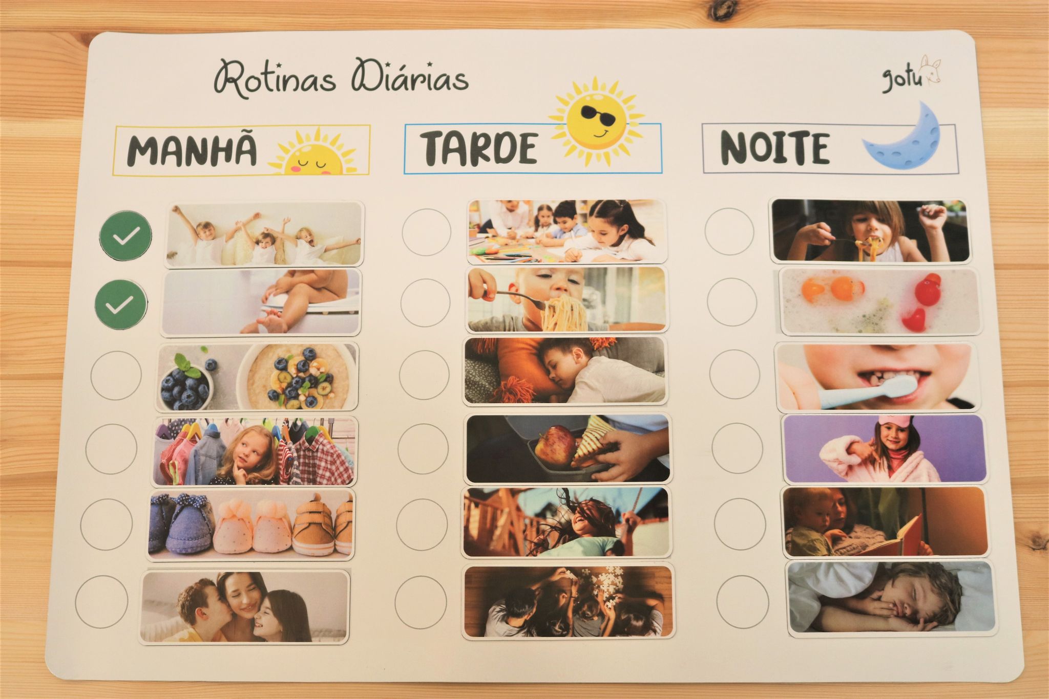 Magnetic Routine Chart - Gotu