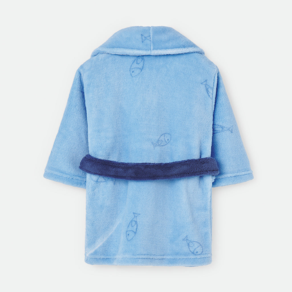 Waterlemon Robe Roupão Esquimó Azul 12m e 24m