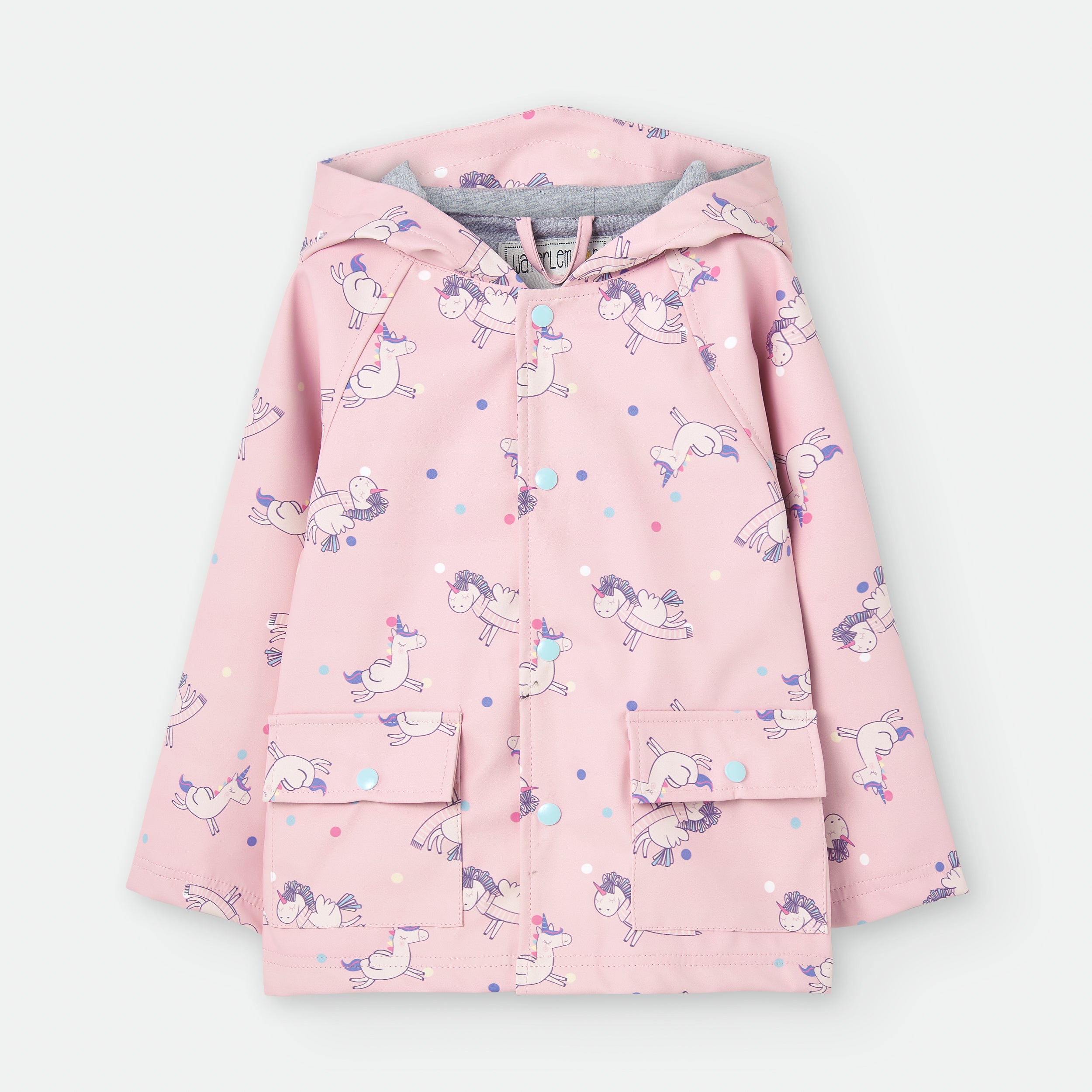 Waterlemon Unicorns Waterproof Mid-Season Jacket 2/3 Years