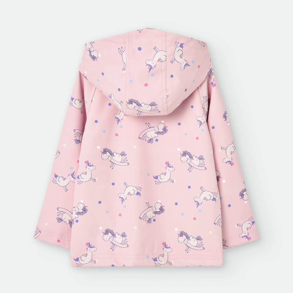 Waterlemon Chaqueta impermeable de entretiempo Unicornios 2/3 años