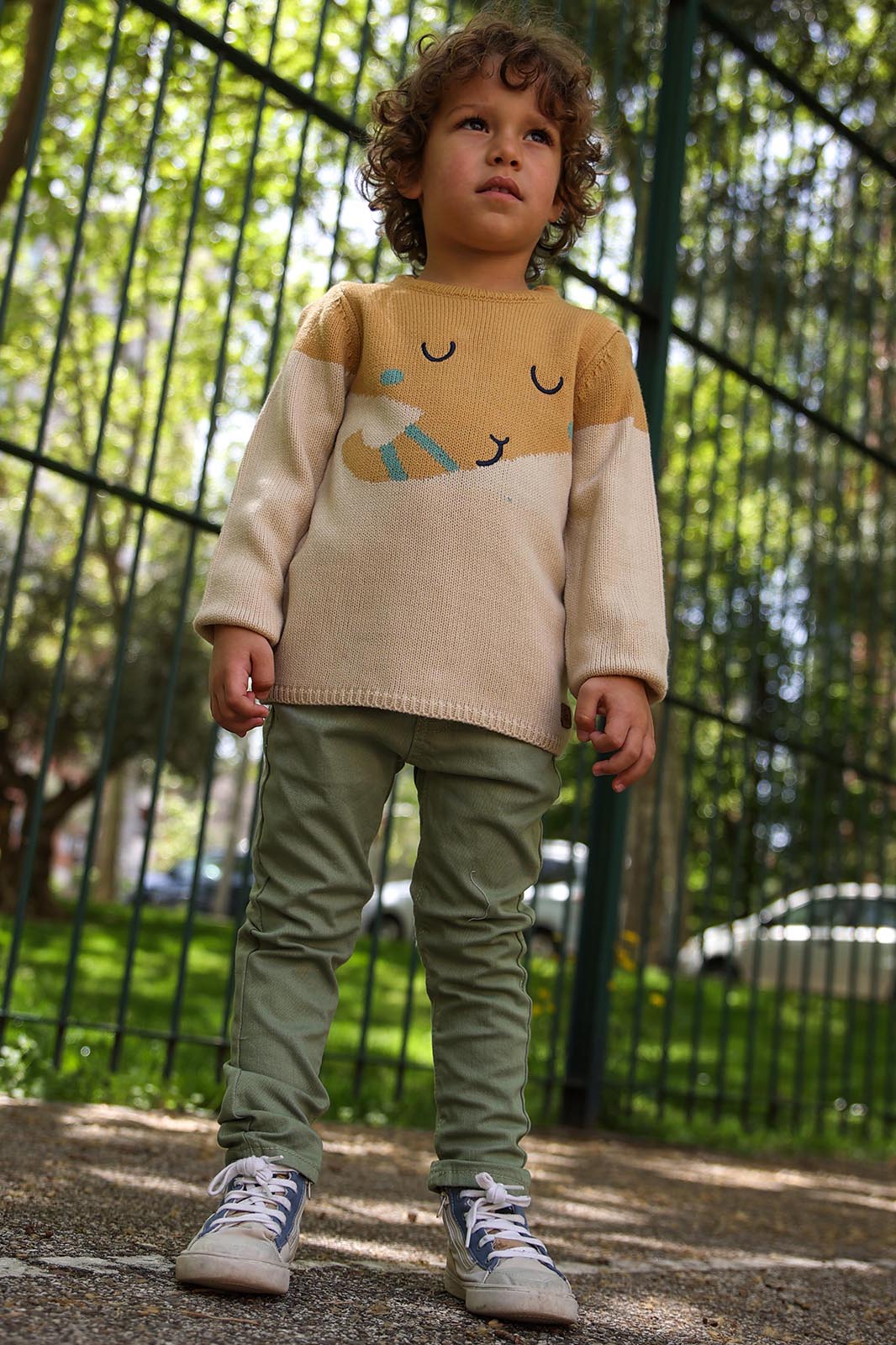 Street Monkey Camisola elefante Criança