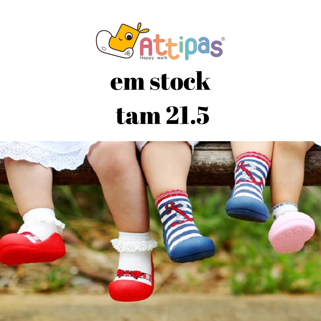 attipas barefoot stock tamanho 21.5