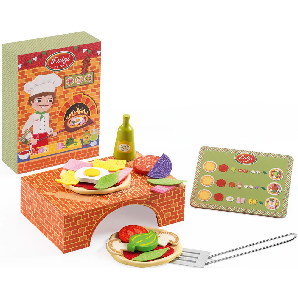 Djeco pizza MENU Luigi kitchens