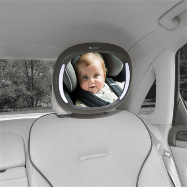 Olmitos Car Safety Mirror with LED
